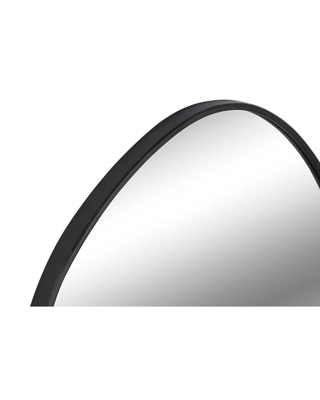 Modern black metal Home ESPRIT mirror with a sleek rectangular design, measuring 60 x 2.5 x 78 cm for stylish home decor.