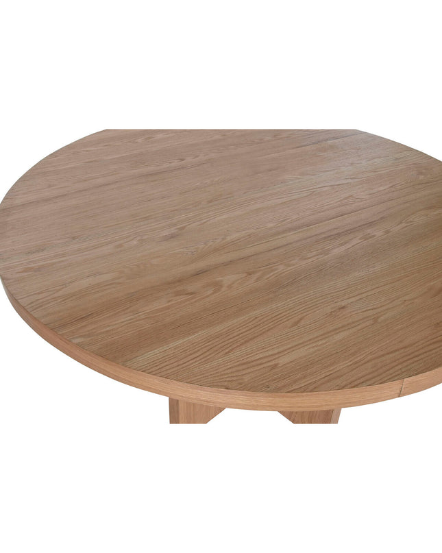 Home ESPRIT eettafel in natuurlijk ekträ, 152x152x78 cm, showing the rectangular wooden dining table with a smooth finish.