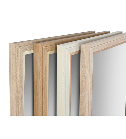 Set of four Home ESPRIT wall mirrors with beige, brown, and gray frames, measuring 66x2x92 cm each, for home decor.