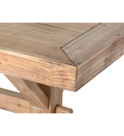 Home ESPRIT eettafel in natuurlijk hout, 200x100x80 cm, modern dining table with clean lines and sturdy design.
