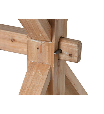 Home ESPRIT eettafel in natuurlijk hout, 200x100x80 cm, modern dining table with a warm wood finish.