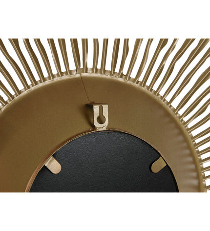 Home ESPRIT Koper Wandspiegel, 50x50 cm, round copper wall mirror for home decor and kitchen spaces.