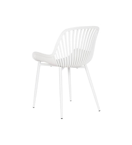Home ESPRIT white chair with 50.5 x 55 x 82 cm dimensions, modern furniture for home and kitchen use.