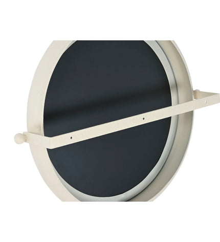 Home ESPRIT Wandspiegel Romantiek, 60x13x52 cm, elegant rectangular mirror with a white frame for home decor.