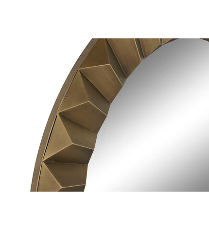 Modern gold wall mirror from Home ESPRIT, 110.5 cm tall, sleek rectangular design for home decor and interior decoration.