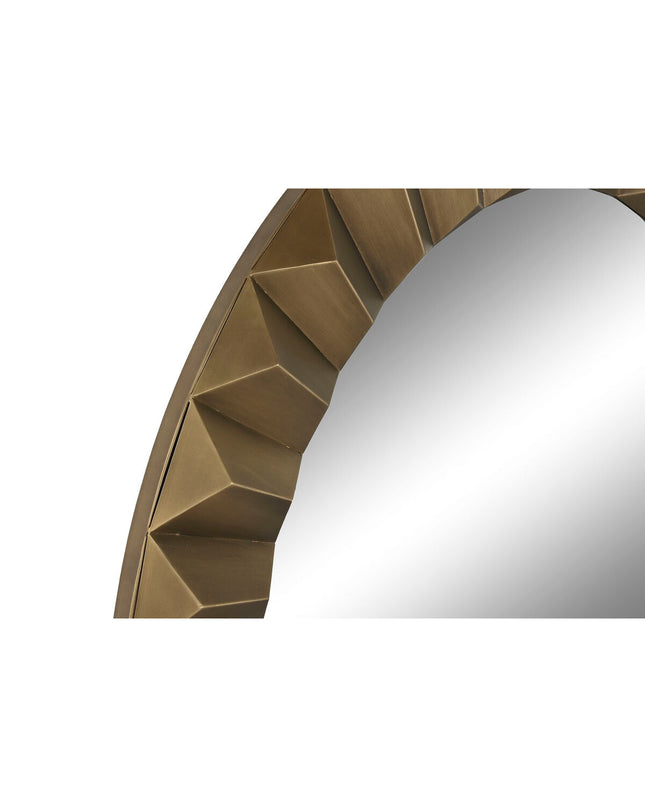 Modern gold wall mirror from Home ESPRIT, 110.5 cm tall, sleek rectangular design for home decor and interior decoration.