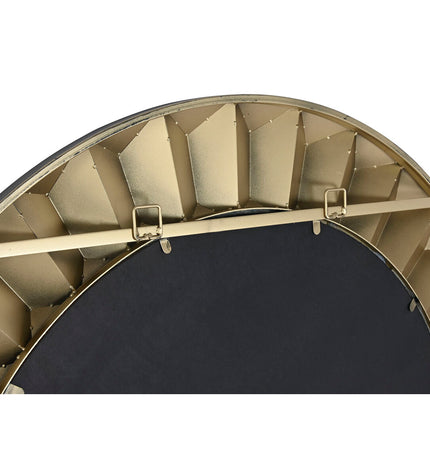 Home ESPRIT gold modern wall mirror, 110.5 cm tall, sleek rectangular design for home decor and interior decoration.