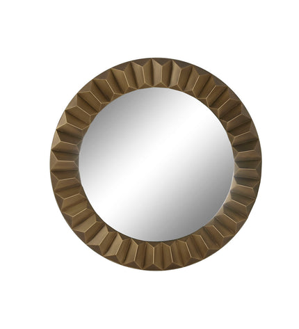 Modern gold wall mirror by Home ESPRIT, 110.5 cm tall, with sleek rectangular frame for stylish home decor.