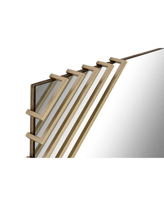 Home ESPRIT gold wall mirror, 63x6x93 cm, stylish decorative mirror for home decor with a sleek, modern design.