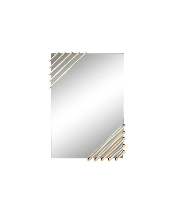 Home ESPRIT gold wall mirror, 63x6x93 cm, stylish house decor with elegant frame, perfect for living room or hallway.