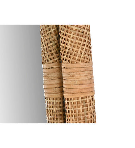 Home ESPRIT Wandspiegel in scandi style, natural wood frame, 48.5 x 4.5 x 170 cm, modern home decor mirror.