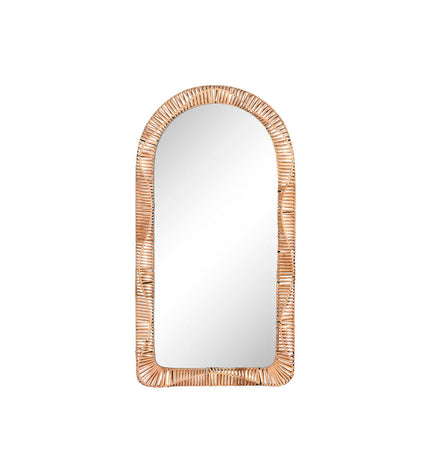 Home ESPRIT tropical wall mirror, natural finish, 61.5 x 7 x 117 cm, stylish home decor for living spaces.