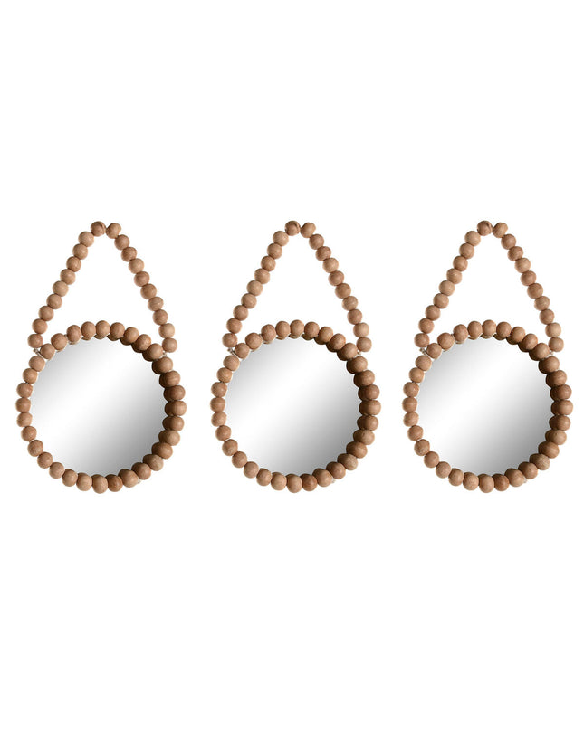Set van drie Home ESPRIT spiegels, Scandinavisch design, 15x1x24 cm, ideaal voor huisdecoratie en interieur.