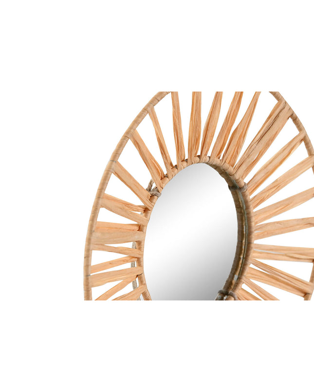 Set van drie Home ESPRIT natuurlijke scandi spiegel decor, 20x2x20 cm, voor huis en interieur styling