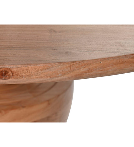 Home ESPRIT eettafel in bruin natuurlijk acacia, 115x115x76 cm, modern dining table with wooden finish.