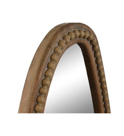Home ESPRIT Wandspiegel Bruin Koloniaal Ballen, 34x4x60 cm, vintage-style wall mirror with a warm brown frame.