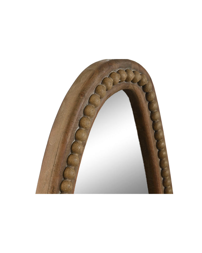 Home ESPRIT Wandspiegel Bruin Koloniaal Ballen, 34x4x60 cm, vintage-style wall mirror with a warm brown frame.