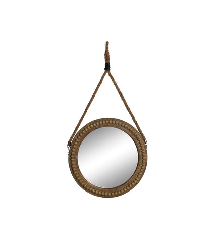 Home ESPRIT Wandspiegel Bruin Koloniaal Ballen, 38x4x72 cm, vintage-style brown wall mirror with decorative frame.