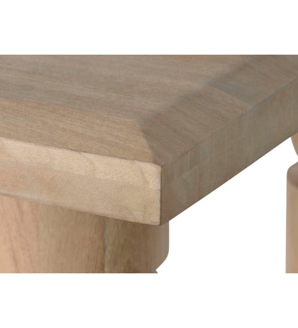 Home ESPRIT eettafel in natuurlijk mangohout, 200x90x76 cm, showing the rectangular table with wood grain and sturdy legs.