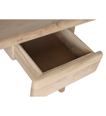 Home ESPRIT bureau made of natural mango wood, 160x60x77 cm, featuring a sleek rectangular design with visible wood grain.