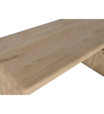 Home ESPRIT bureau in natuurlijk mangohout, 160x60x77 cm, modern home office furniture with smooth wooden finish.