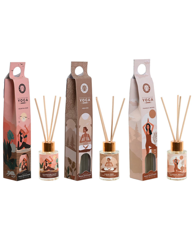 Home ESPRIT Luchtverfrisser Stads 30 ml set, decorative home air fresheners for house and kitchen decor, three-piece pack.