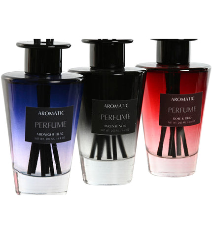 Home ESPRIT luchtverfrisser in 200 ml spray bottles, three-pack for home and kitchen air freshening and decor.