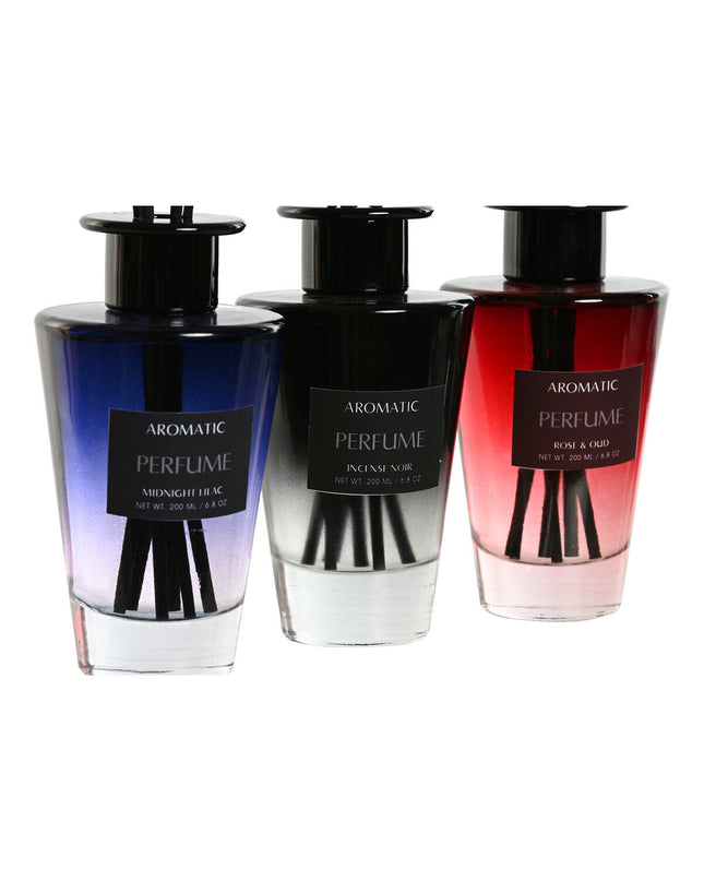 Home ESPRIT luchtverfrisser in 200 ml spray bottles, three-pack for home and kitchen air freshening and decor.