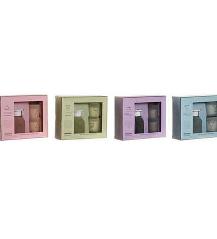 Home ESPRIT Stads air freshener set with four 100ml bottles for home and kitchen decor, featuring urban scent design.