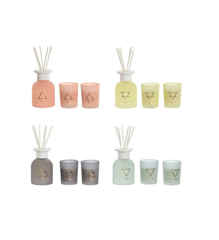 Set of four Home ESPRIT Stads air fresheners in 100ml bottles, designed for home decor and kitchen freshness.