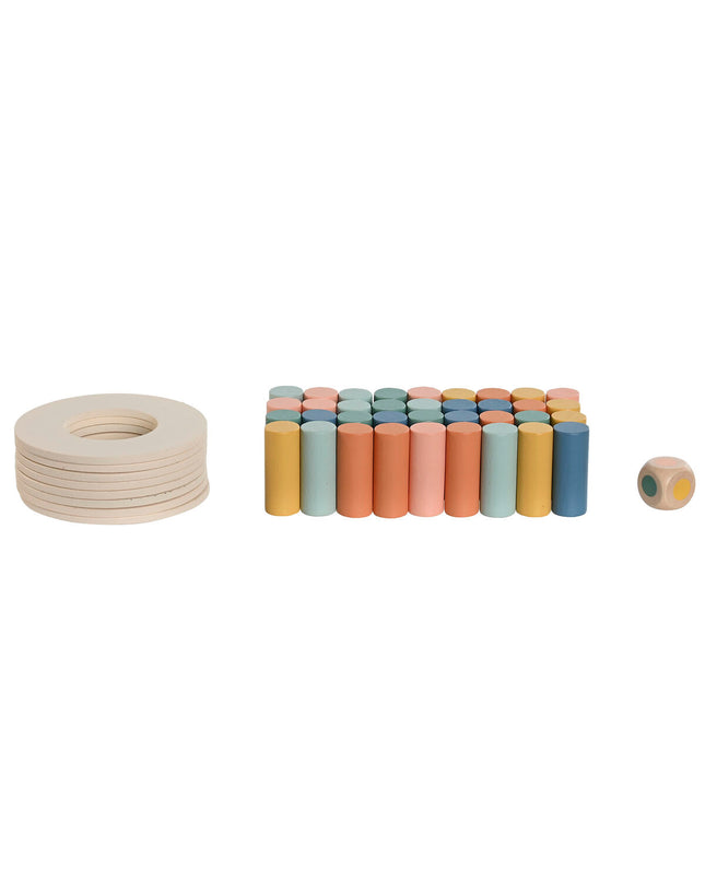 Colorful Home ESPRIT agility toy game, includes small game pieces and accessories for fun indoor play activities.