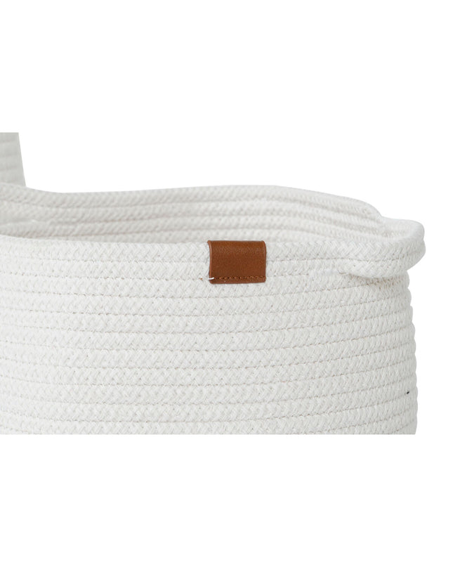 Home ESPRIT basket spelset for home and bathroom, 34x34x34 cm, modern design with woven basket and game pieces.