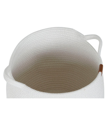 Home ESPRIT basket spelset for home and bathroom, modern design, 34x34x34 cm with woven basket and accessories.