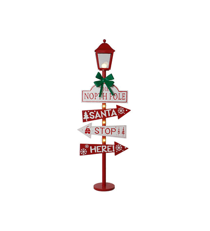 Home ESPRIT Lykta Home ESPRIT outdoor metal lantern, 54.5 x 22 x 154 cm, suitable for garden decoration and outdoor decor.