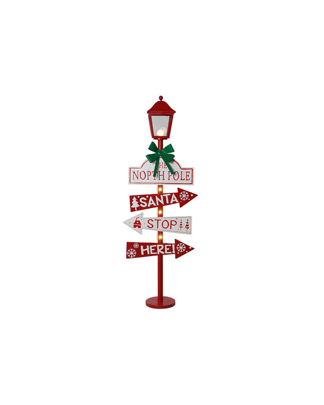Home ESPRIT Lykta Home ESPRIT outdoor metal lantern, 54.5 x 22 x 154 cm, suitable for garden decoration and outdoor decor.