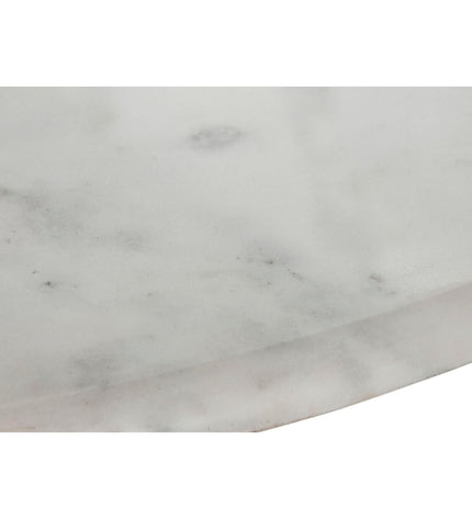 Home ESPRIT marble and mango wood dining table, 120x120x76 cm, with a sleek, modern design for home and kitchen use.