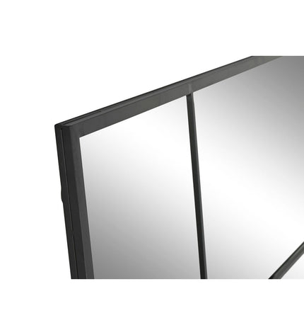 Home ESPRIT black wall mirror, 90x2x180 cm, decorative house decor with sleek frame, ideal for modern interior styling.
