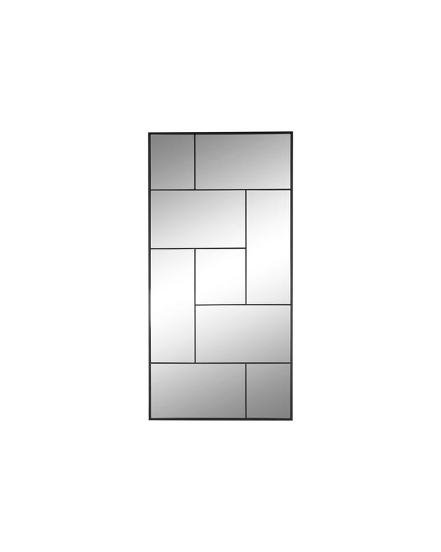 Home ESPRIT black full-length mirror, 90x180 cm, with sleek frame, ideal for modern home decor and stylish interior design.