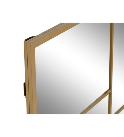 Home ESPRIT gold wall mirror, 60x2x90 cm, stylish house decor with a sleek, modern design for home interiors.