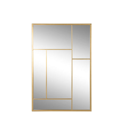 Home ESPRIT gold wall mirror, 60x2x90 cm, stylish home decor with a modern design, perfect for adding elegance to any room.