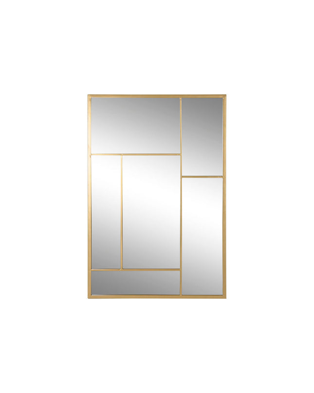 Home ESPRIT gold wall mirror, 60x2x90 cm, stylish home decor with a modern design, perfect for adding elegance to any room.