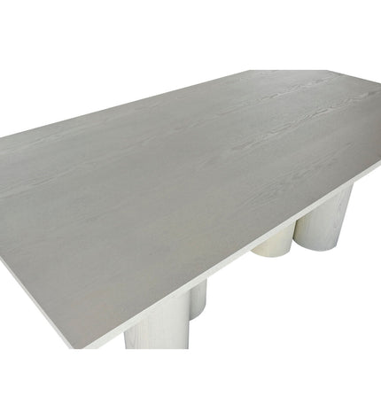 Home ESPRIT granite and wood dining table, 200x100 cm, with MDF surface and sturdy legs, suitable for modern home dining.