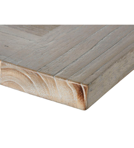Home ESPRIT eettafel in natuurlijk gerecycled elmhout, 180x90x76 cm, modern dining table with wood grain details.
