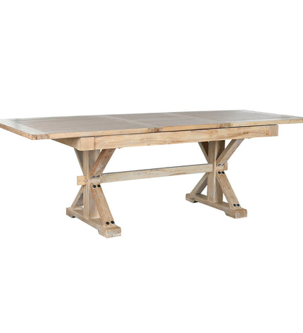 Home ESPRIT eettafel in natuurlijk gerecycleerd elmhout, 180x90x76 cm, met een stevig en stijlvol design voor huis en koken.