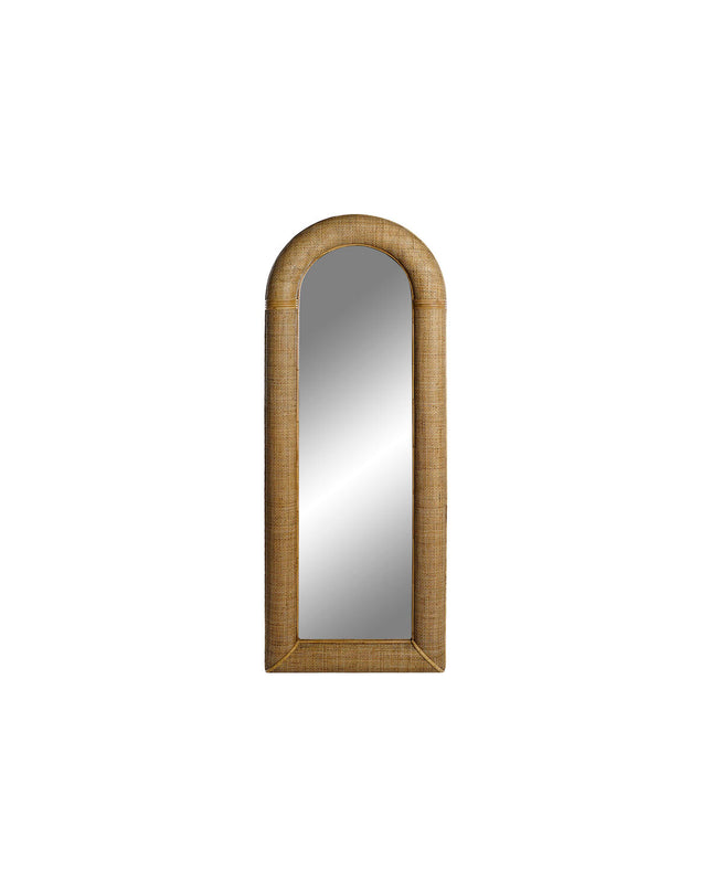 Home ESPRIT tropical wall mirror with natural finish, 60.5 x 6 x 161 cm, decorative home decor for living space