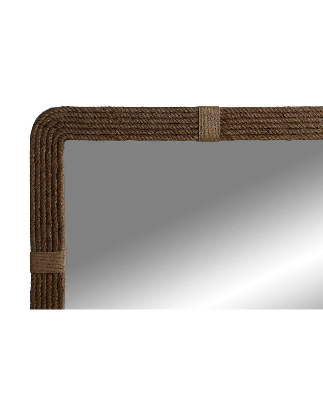 Home ESPRIT Wandspiegel Natuurlijk, 66x3.5x153 cm, decorative mirror with natural wood frame for home decor.