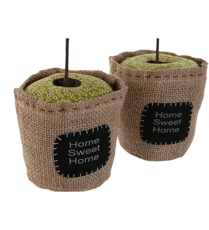 Two Home ESPRIT PVC door holders, 18x18x36 cm, used as home decor or for kitchen and house door support.