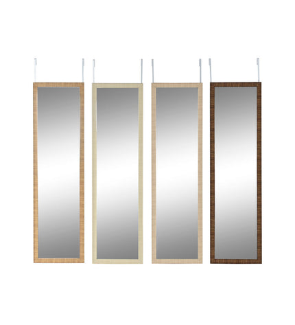 Set of four Home ESPRIT wall mirrors with brown, beige, and gray frames, measuring 35x2x125 cm, for home decor.