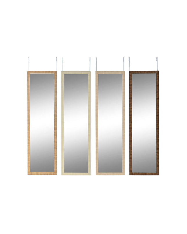 Set of four Home ESPRIT wall mirrors with brown, beige, and gray frames, measuring 35x2x125 cm, for home decor.
