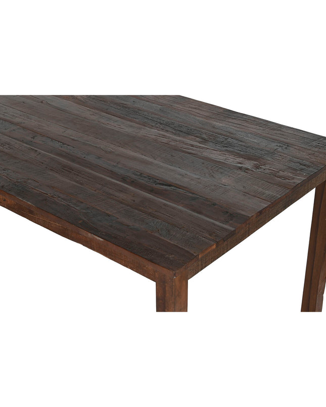 Home ESPRIT dining table made of natural recycled wood, 200x100x76 cm, sturdy farmhouse-style furniture for home dining spaces.